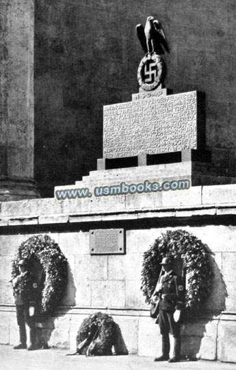 NSDAP memorial at the Feldherrnhalle Muenchen