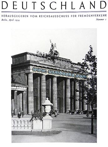 DEUTSCHLAND Nazi travel magazine published by Reichsausschuss fr Fremdenverkehr