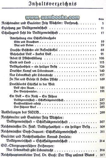 Erziehung zur Volksgemeinschaft: Ein neuer Weg, NSLB 1939