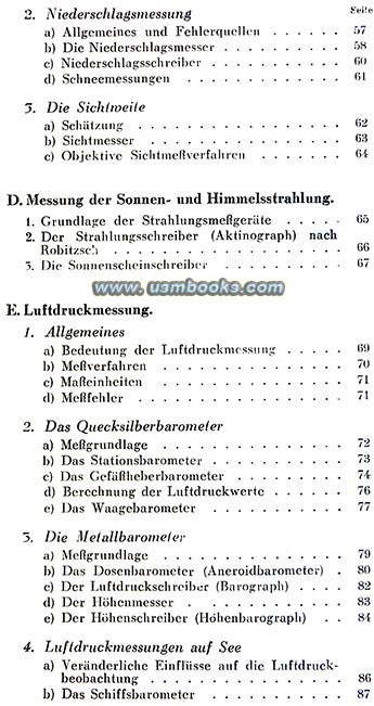 Handbuch der Fliegerwetterkunde Band III, Die Megerte des Wetterdienstes, Ministerialrat Dr. RichardHabermehl