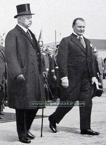 Hindenburg and Hermann Goering 