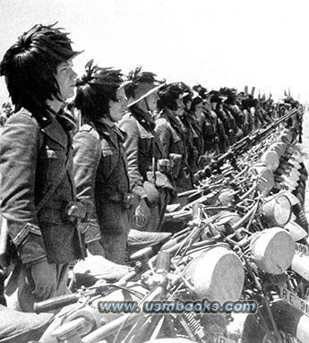 Fascist Italian motorcycle troops in North Africa, Bersaglieri