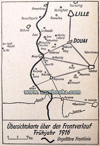 WW1 map of France