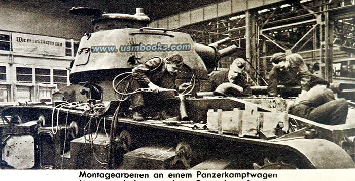 Nazi tank factory