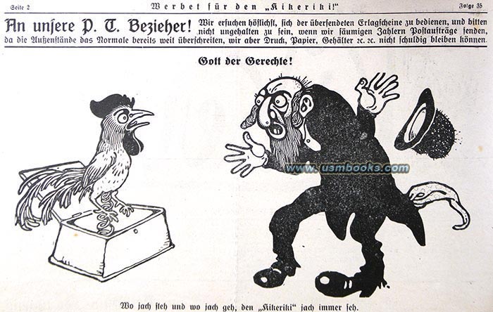 Jewish influence, Jewish caricature