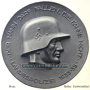 Nazi police medallion