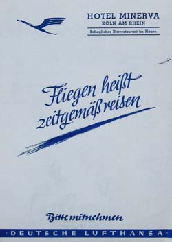 Nazi Lufthansa brochure