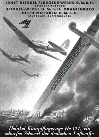 Nazi HEINKEL He111 advertising