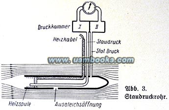 Nazi line drawings of airplane engine parts 