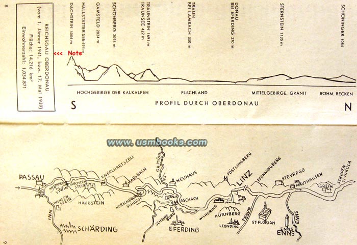 Oberdonau geography