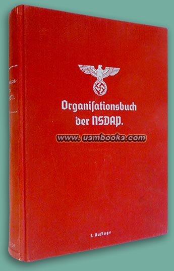 1937 Nazi Party Organization Book