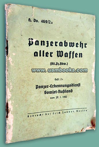 Panzerabwehr aller Waffen, Panzer-Erkennungsdienst Sowjet-Russland