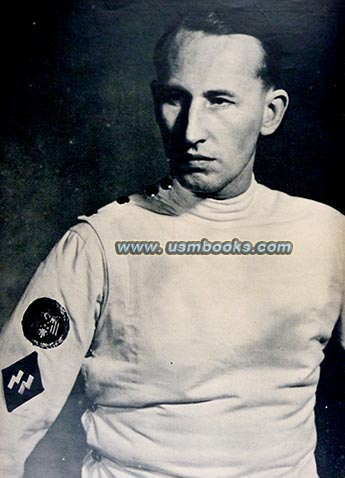 Reinhard Heydrich in SS fencing outfit