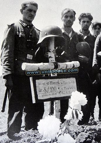 Nazi soldier war grave France 1940