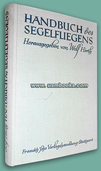 Handbuch des Segelfliegens, Wolf Hirth 1938