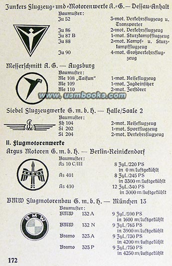 Junkers, Messerschmitt, BMW Flugmotorenbau, Siebel