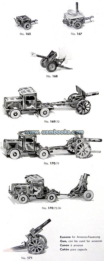 Tippco Nazi artillery guns