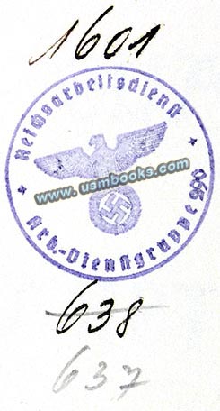 Reichsarbeitsdienst Arb. Dienstgruppe 990