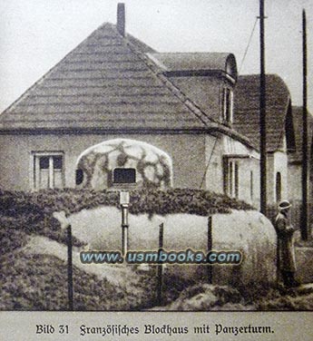 French bunker with tank turret