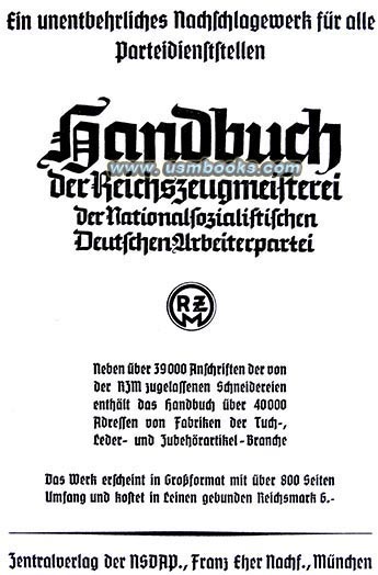 RZM Handbuch, RZM HandBook